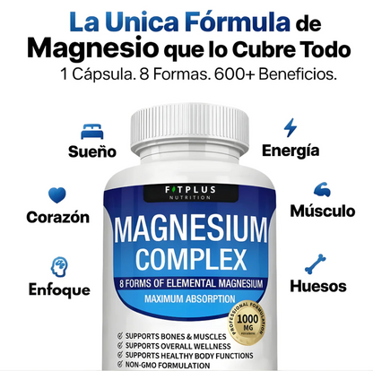 Toplux Magnesium Complex 8 Essential Magnesium Supplement 1000mg